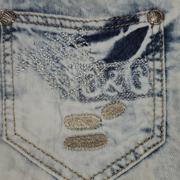 Dolce and Gabbana Denim Embroidered Mini Skirt - Picture 5 of 9